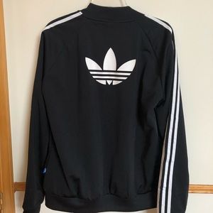 Adidas Zip Up Jacket Black